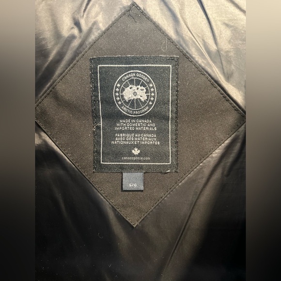 CANADA GOOSE Wedgemount Parka Black Label in Black, Size L - Picture 6 of 6